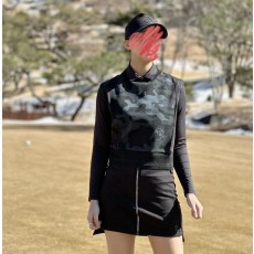 어메이징 크* 알렉스 카모 자카드 스웨터 베스트 (WOMEN) *