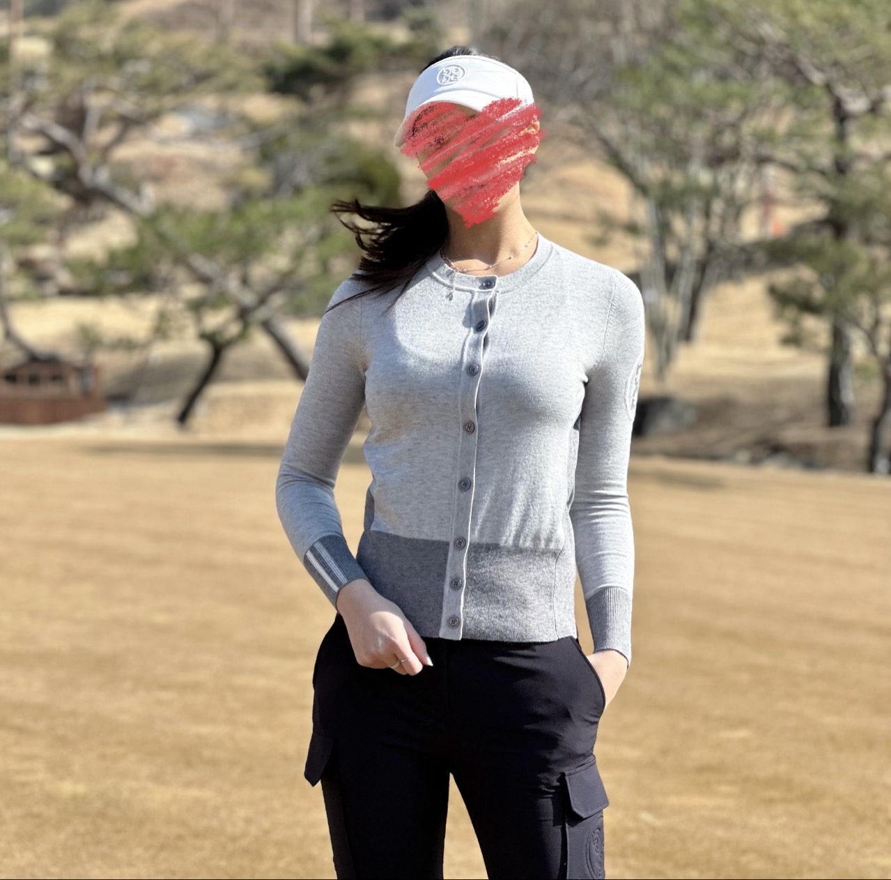 [G/FOR*]  지포* 캐시미어 라운드 가디건  (WOMEN) *