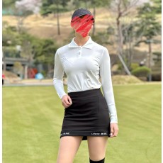 [ LANVIN BLAN* ] 랑* 백 컨트라스트 칼라 탑 (WOMEN) *