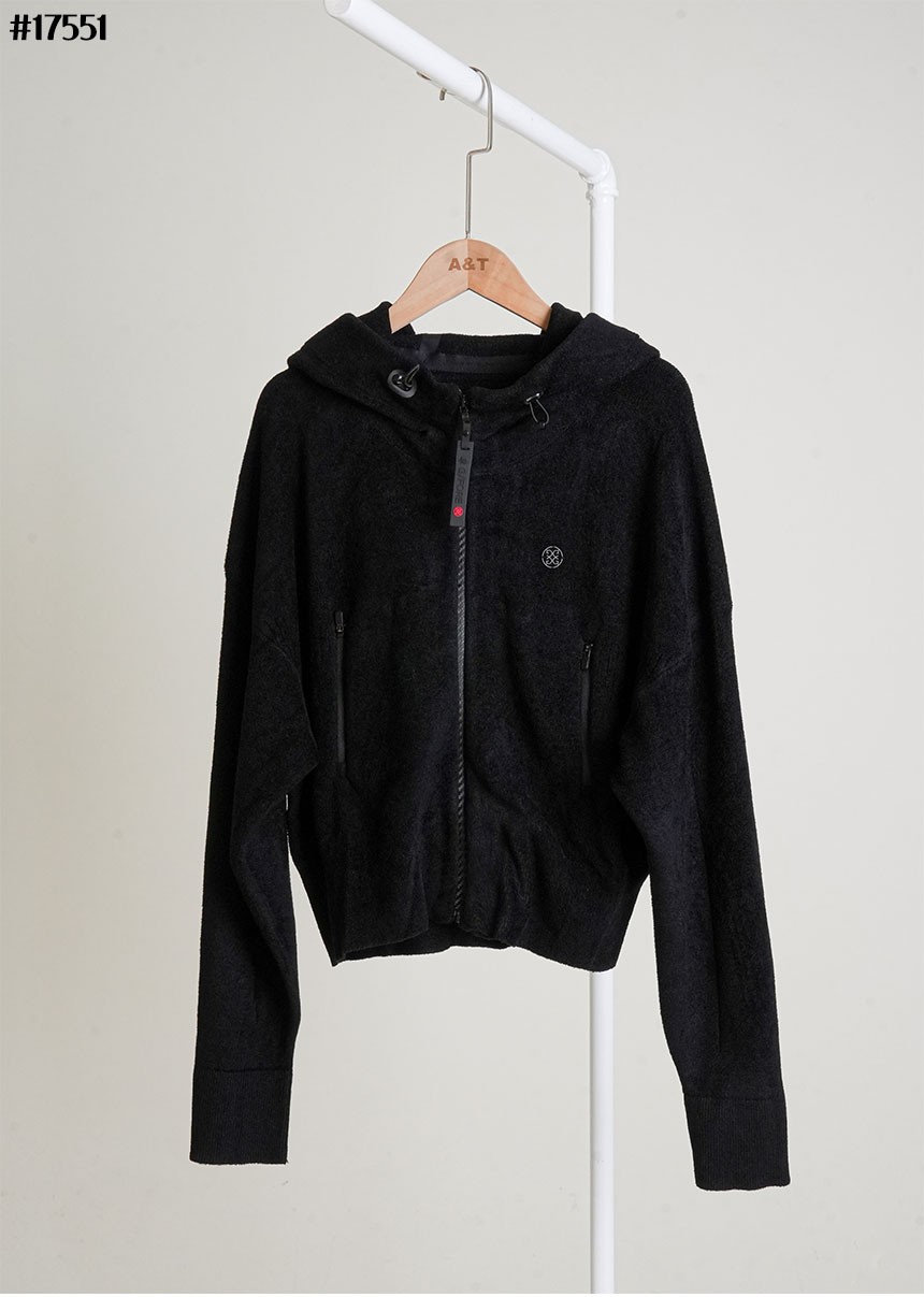 ** [G/FORE] 지포어 WELDED SEAM SEALING SWEATER 풀집업 후드 자켓*