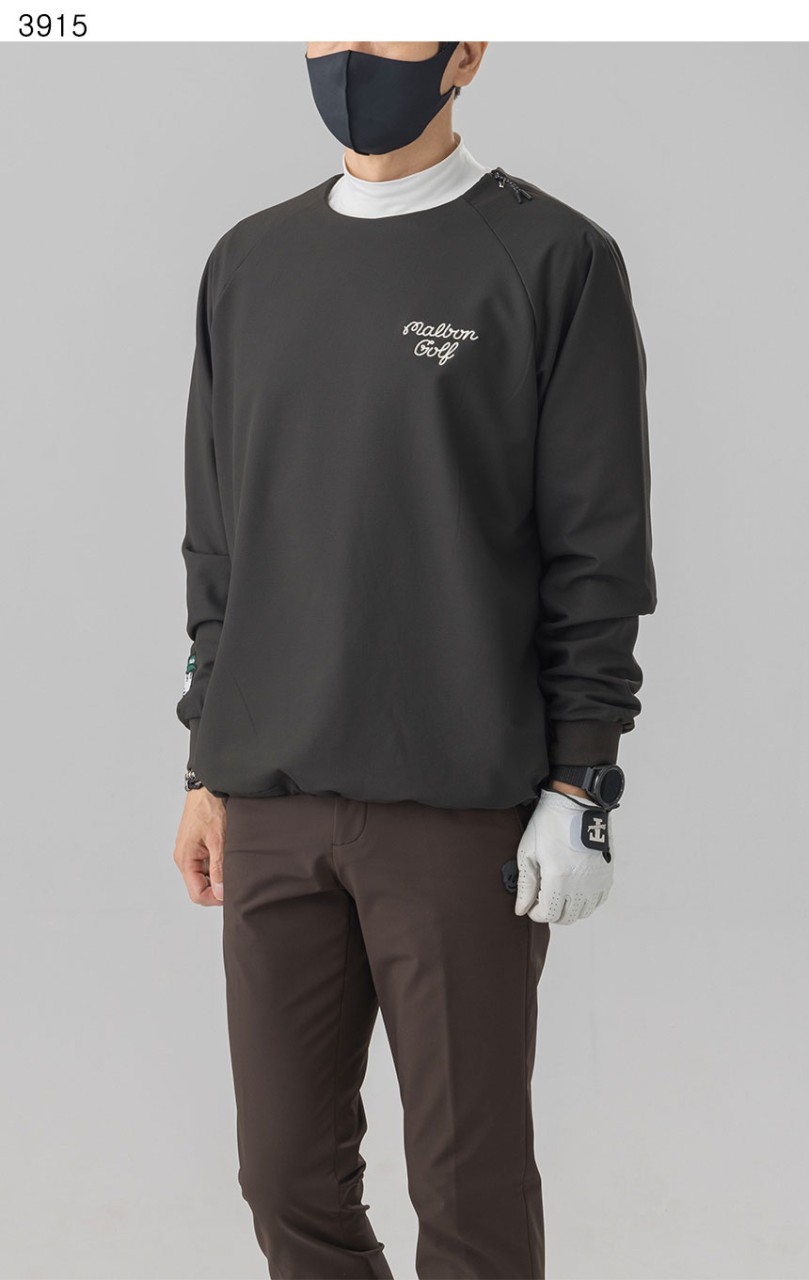 **말본 [MALBON] 수입고급 Round Zip Outer T-shirt *
