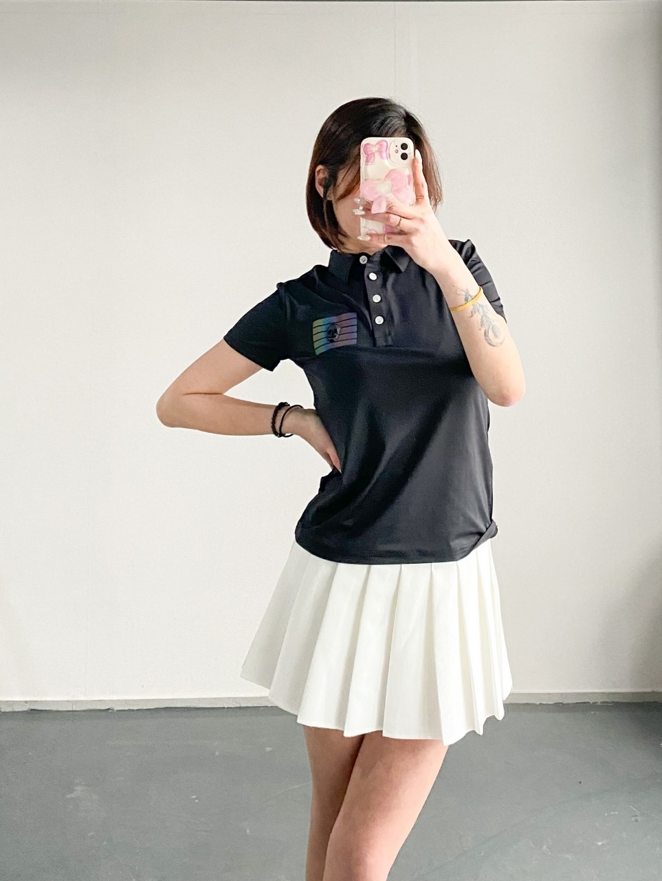 **어메이징크리 테크니컬  카라 셔츠*