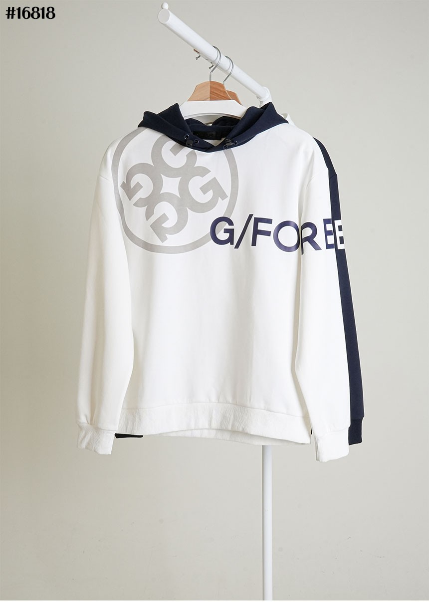 ** [G/FORE] 지포어 빅 써클 G's 로고 테리 저지 후드 티셔츠*
