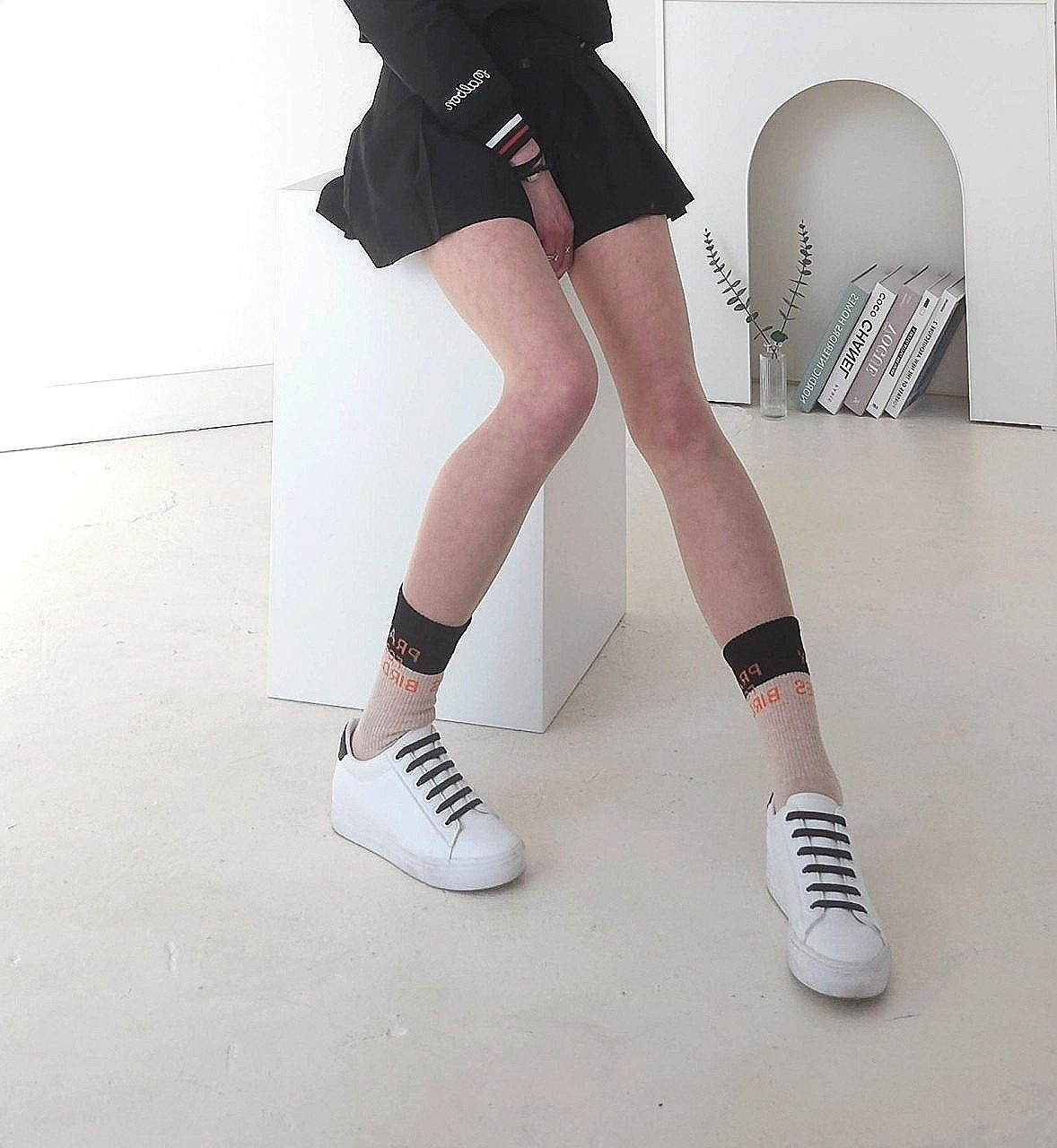 G/FORE][지포어] PRAY FOR BIRDIES Color Block Crew Socks 세트*