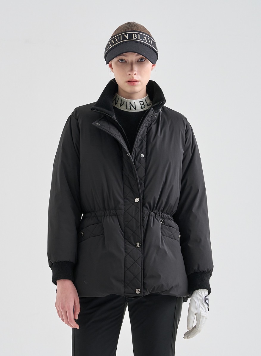 LANVIN BLANC [ 랑방골프 ]**  디테쳐블 후드 구스 다운 점퍼 & 볼 케이스