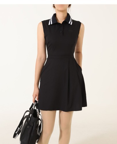 P-XG [ P ] 수입최상급 우먼 Sleeveless RP Polo Dress (민소매 원피스) * LL79485