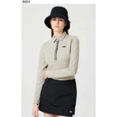 PXG 수입고급 WOMEN BASIC COLLAR LONG SLEEVE T-SHIRTS 신상